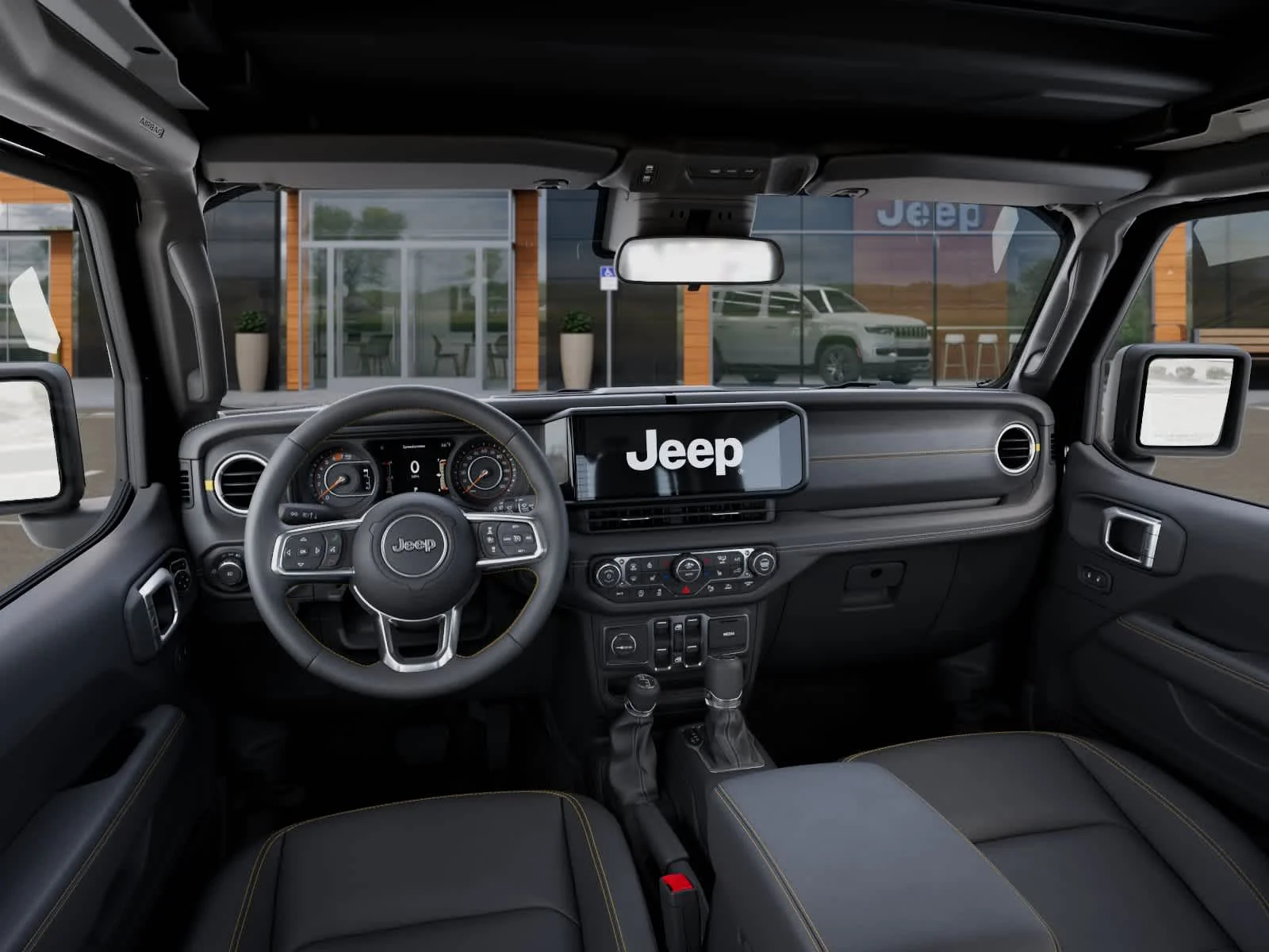 New 2027 Black Clearcoat Jeep Sahara image 14