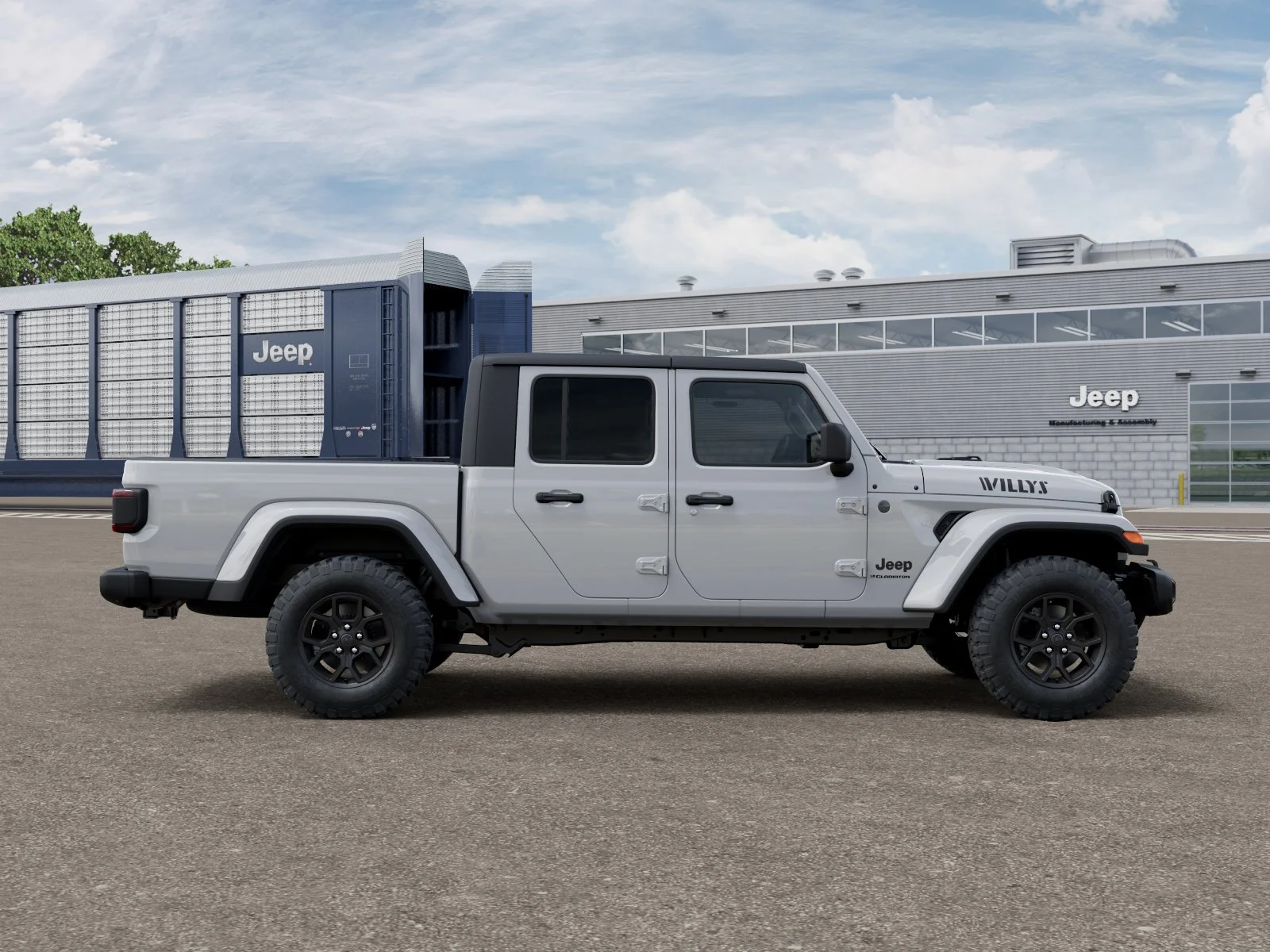 New 2026 Bright White Clear-Coat Exterior Paint Jeep Willys image 12