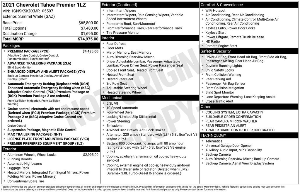 Used 2021 White Chevrolet Premier image 6