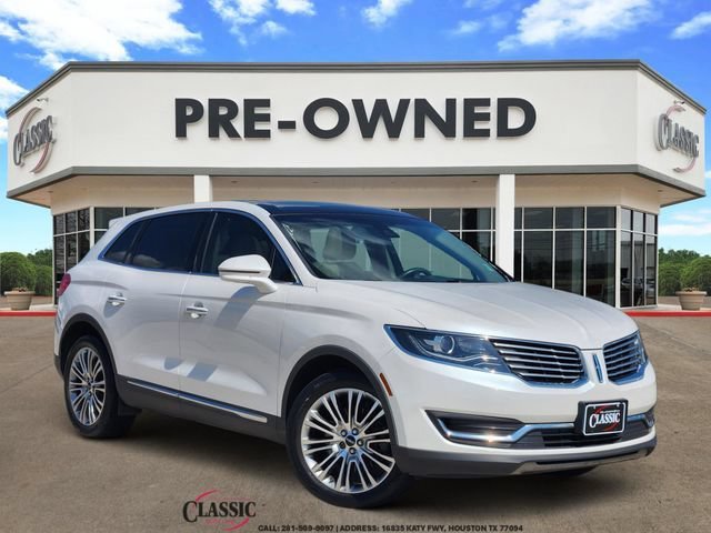 White 2018 Lincoln MKX SUV / Crossover Front-Wheel Drive