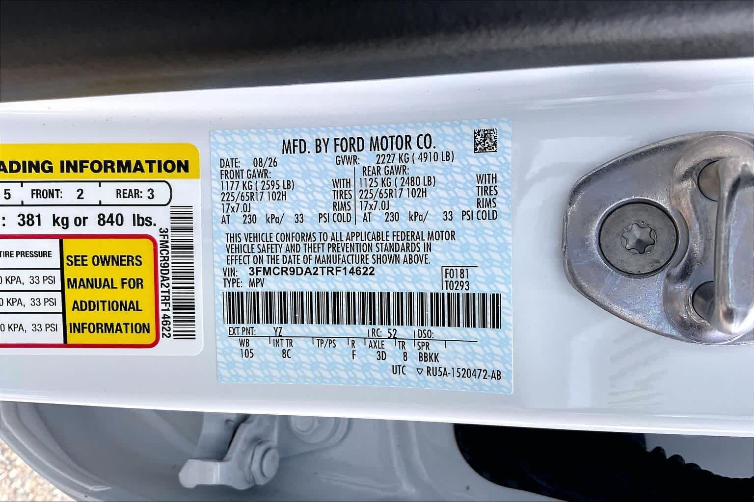 New 2026 Oxford White Ford Badlands® image 20