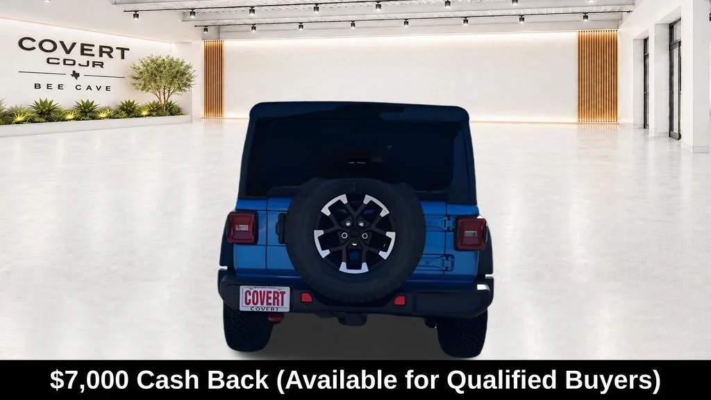 New 2026 Hydro Blue Pearl-Coat Exterior Paint Jeep Rubicon image 10