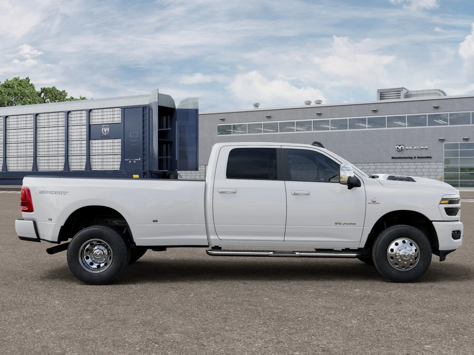 New 2026 Bright White Clear-Coat Exterior Paint RAM  image 12