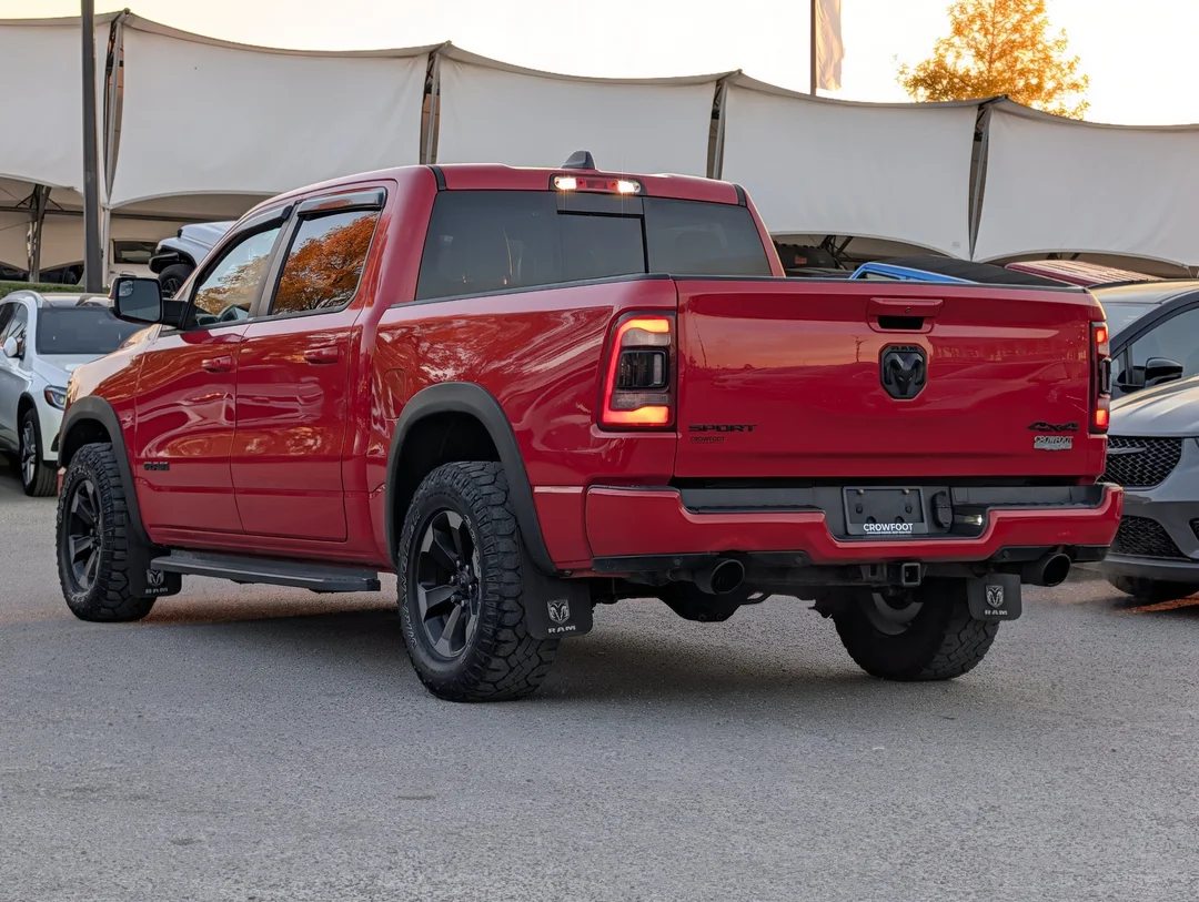 Used 2019 Red RAM Sport - Leather - Level II - Dual Pane Sunroof - Sport Hood - 8.4 Touchscreen image 6