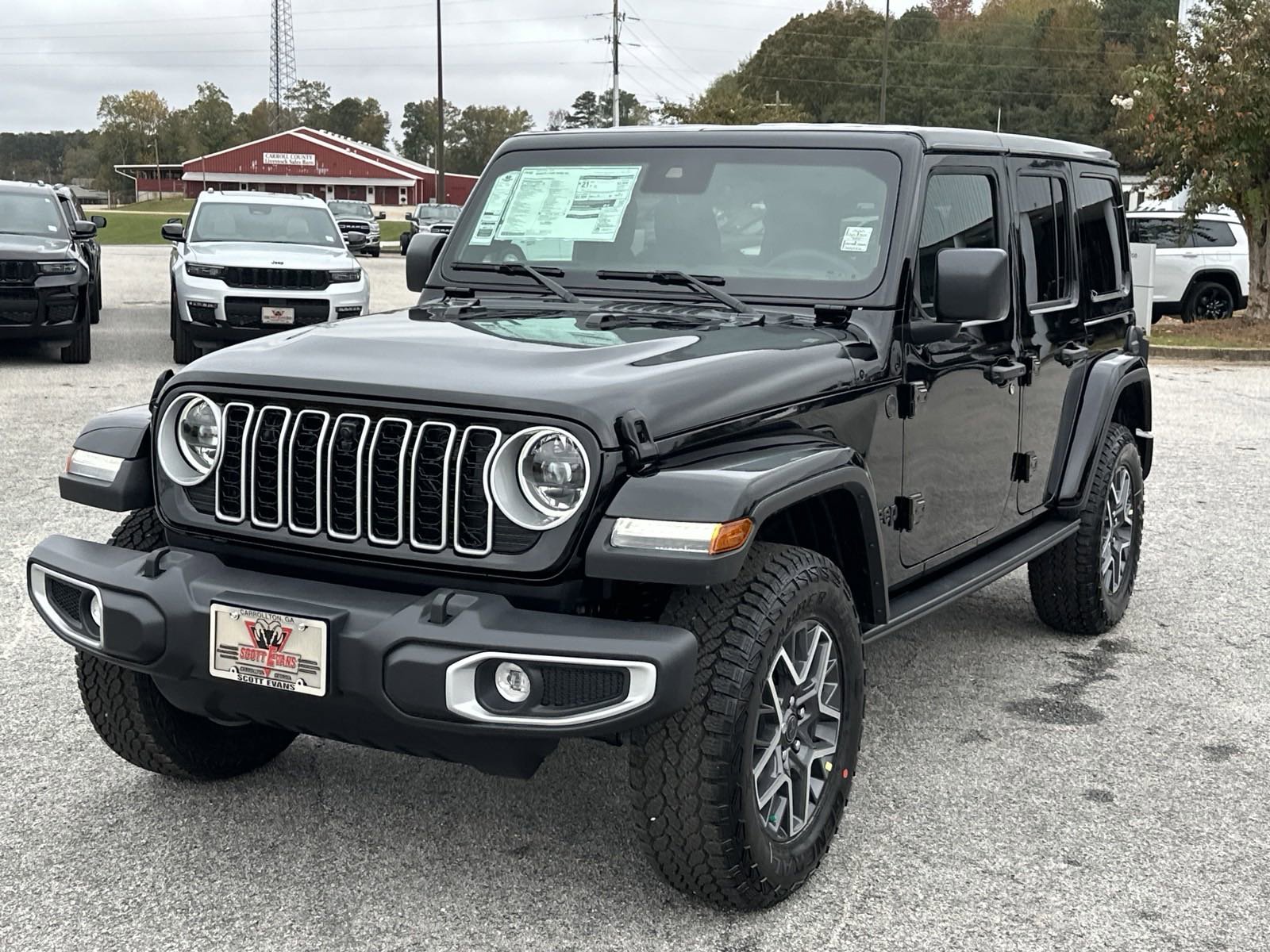 New 2025 Black Clear-Coat Exterior Paint Jeep Sahara image 4
