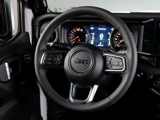 Used 2024 Bright White Clearcoat Jeep Sahara image 12