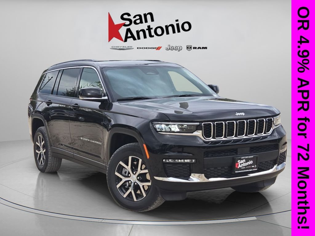 New 2025 Diamond Black Crystal Pearl-Coat Exterior Paint Jeep Limited image 1