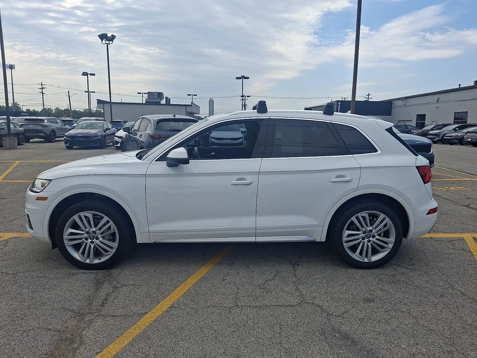 Used 2020 White Audi 45 Premium Plus image 5