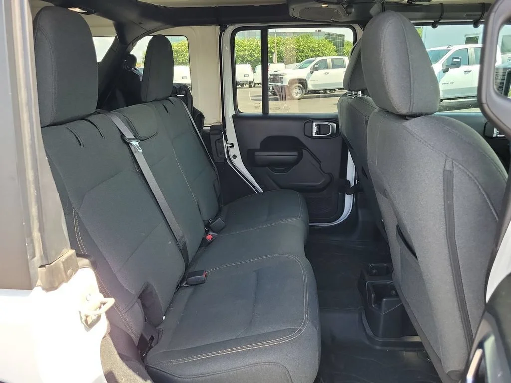 Used 2024 White Jeep 4-Door Sport S 4x4 image 32