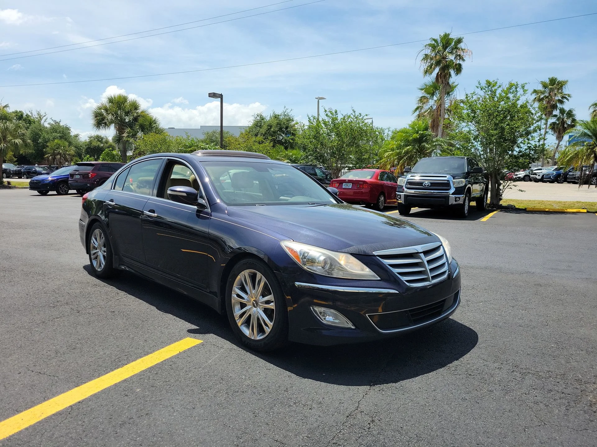 Used 2012 Hyundai Genesis 3.8 with VIN KMHGC4DD9CU199018 for sale in Sarasota, FL