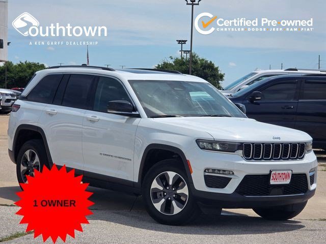 Certified Used 2022 Bright White Clearcoat Jeep 4xe image 1
