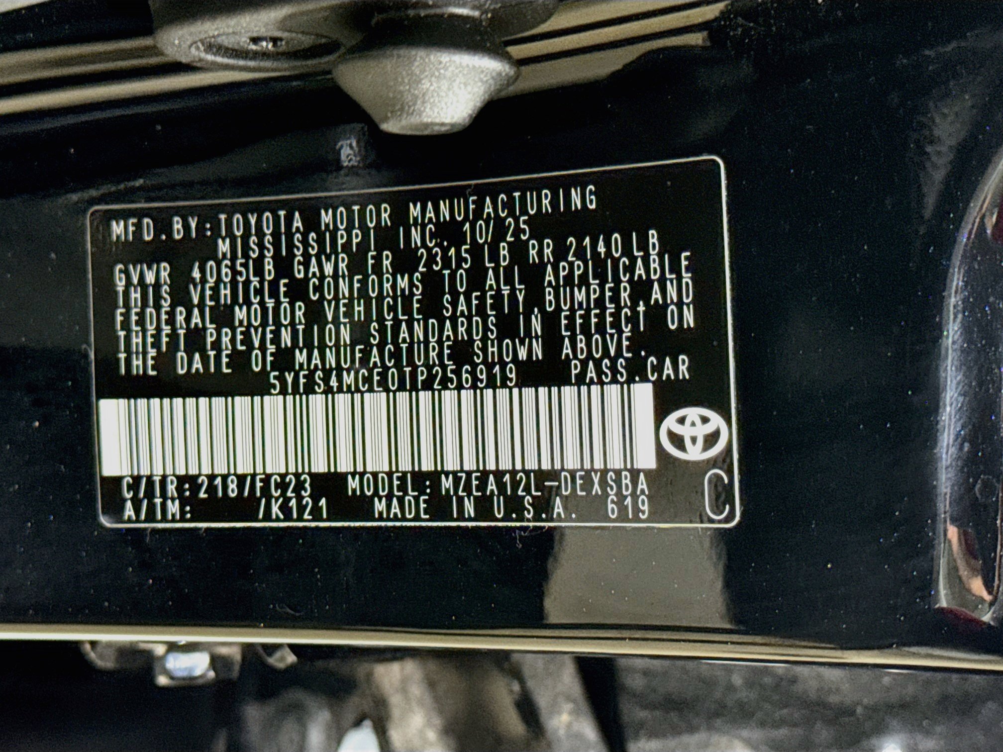 Used 2026 Midnight Black Metallic Toyota SE image 30