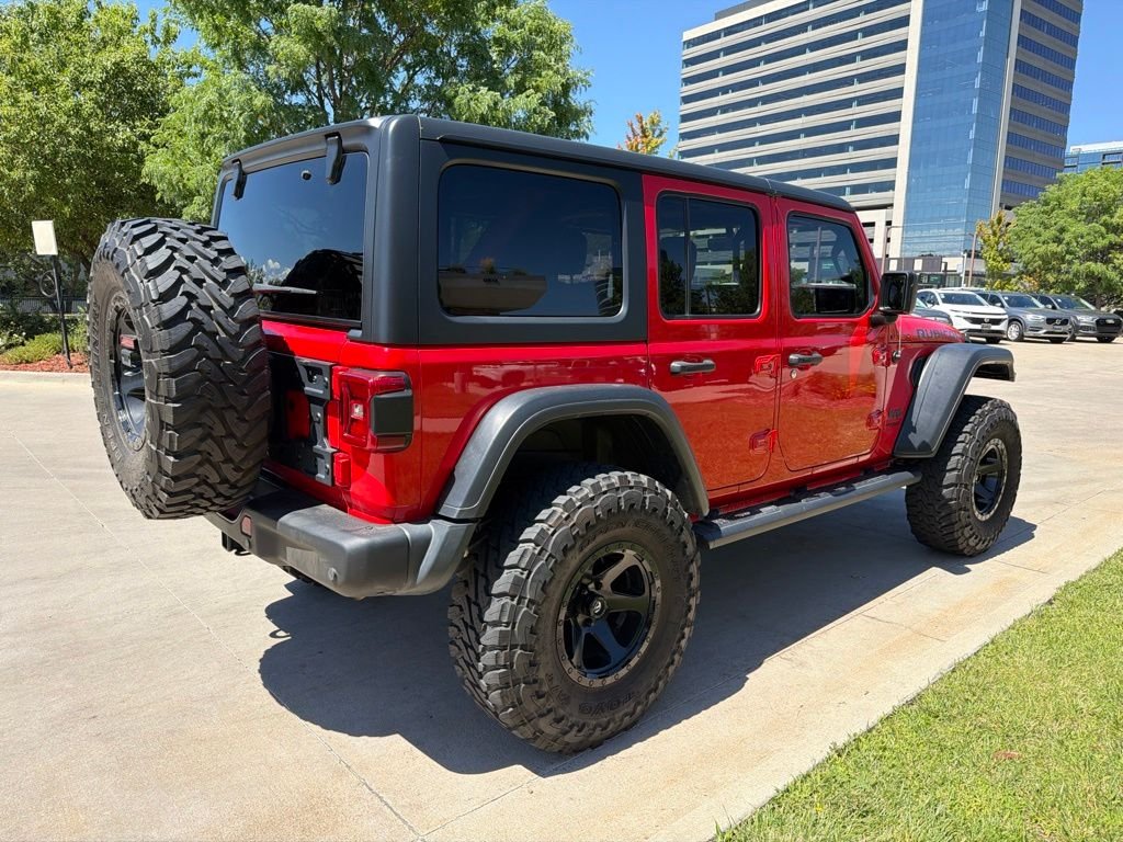 Used 2020 Red Jeep Unlimited Rubicon image 3
