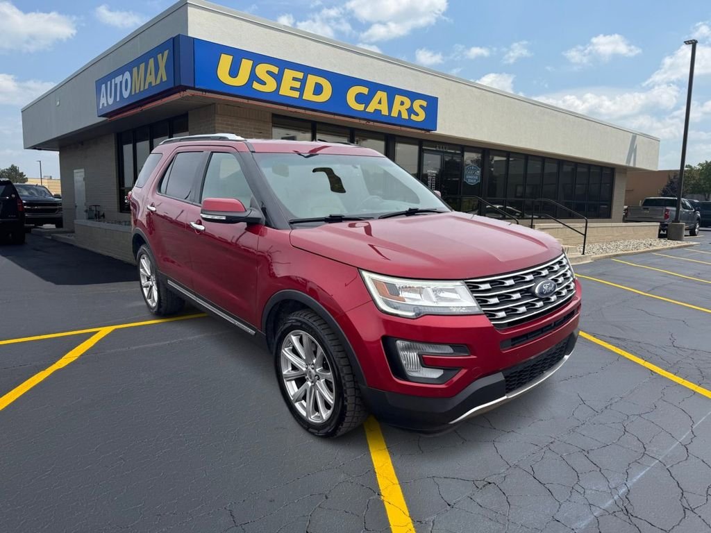 Used 2017 Ford Explorer Limited with VIN 1FM5K8F87HGA98597 for sale in Traverse City, MI