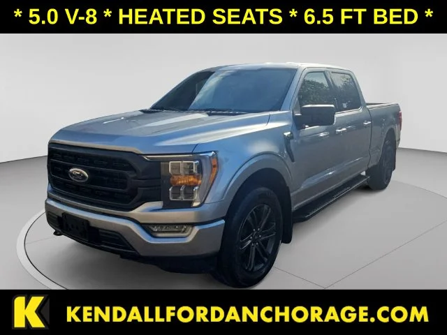 Used 2022 Iconic Silver Metallic Ford XLT image 1