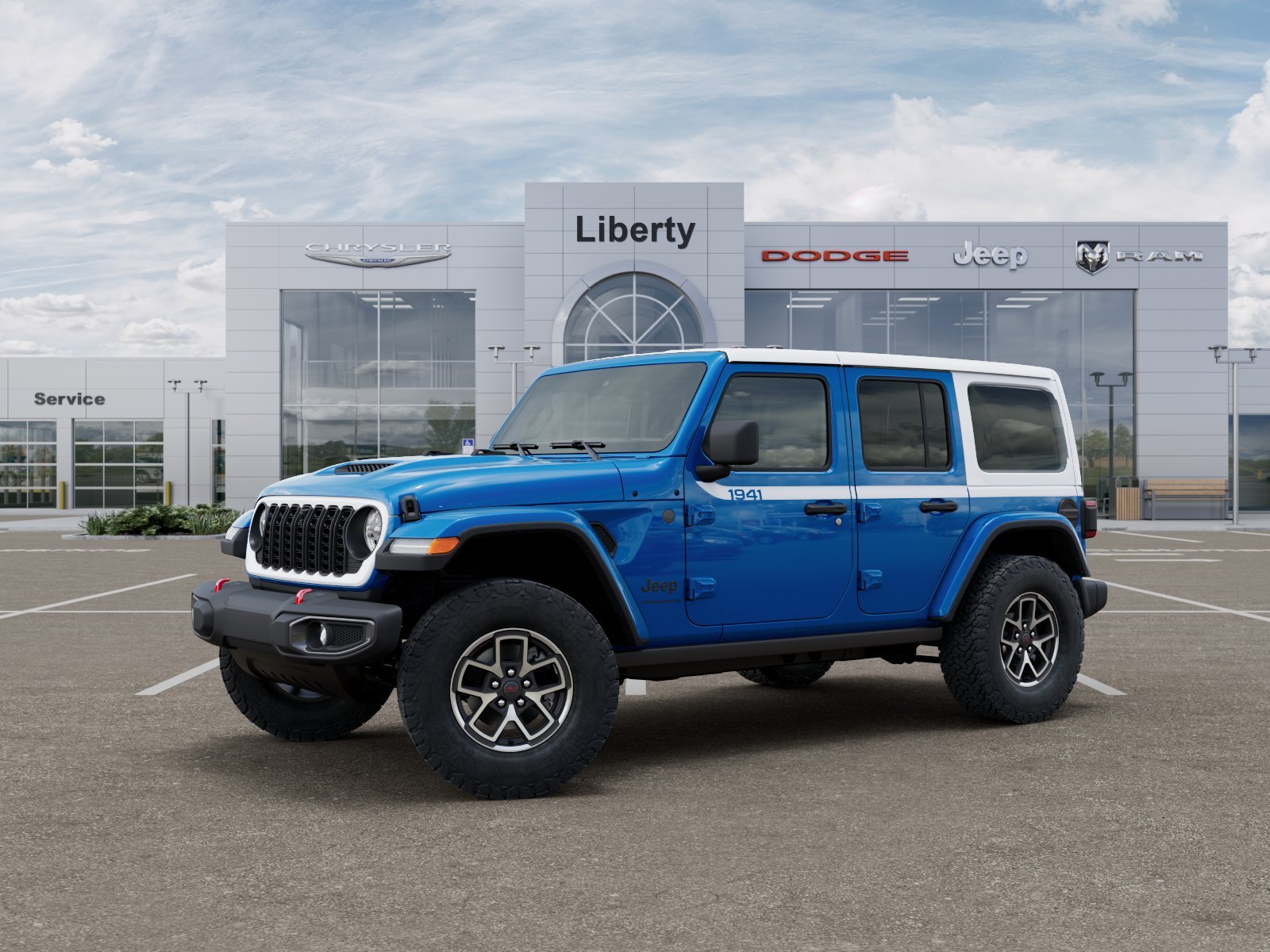 New 2026 Hydro Blue Pearl-Coat Exterior Paint Jeep Rubicon image 32