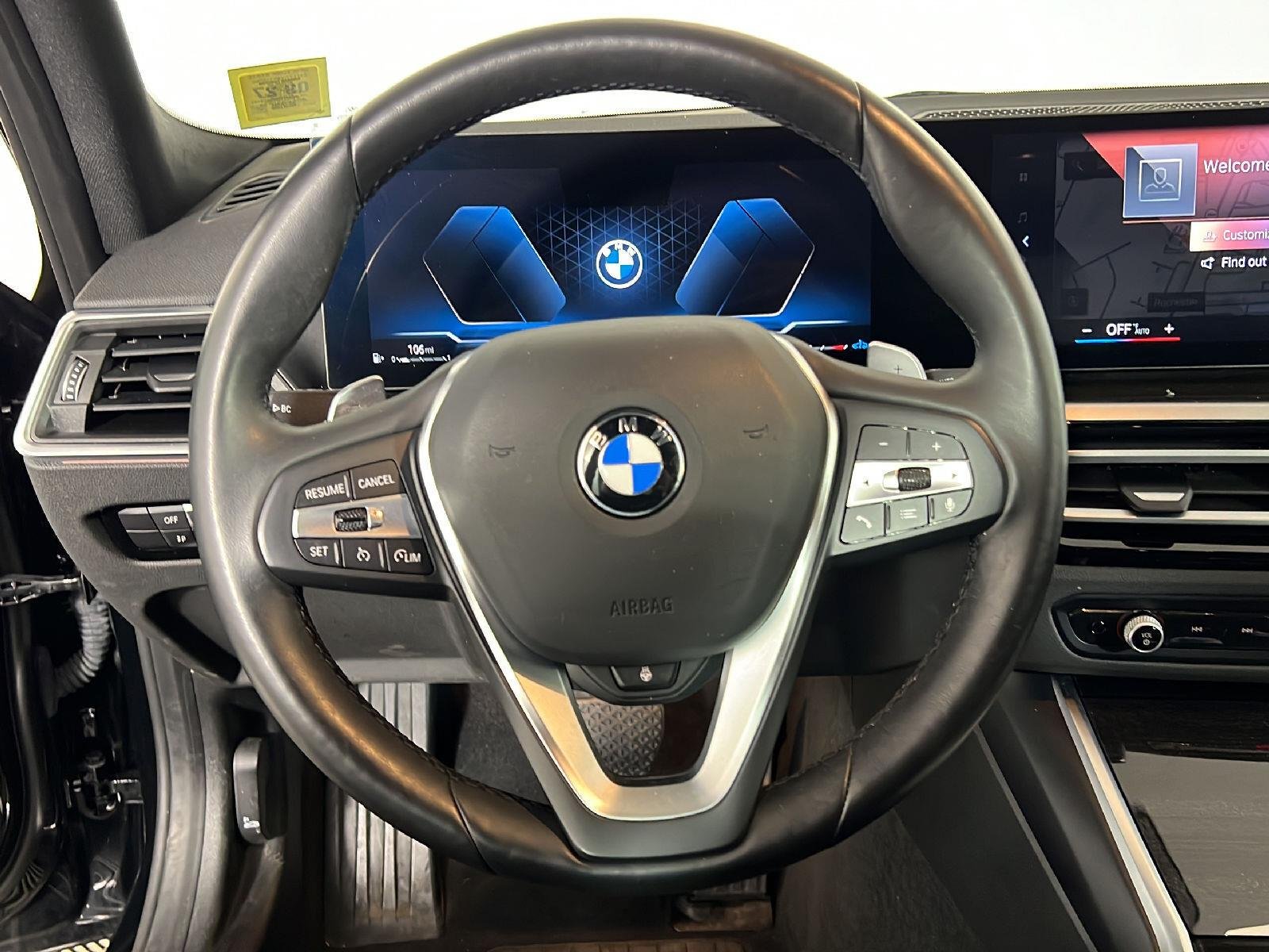Used 2024 Jet Black BMW 330i xDrive image 16