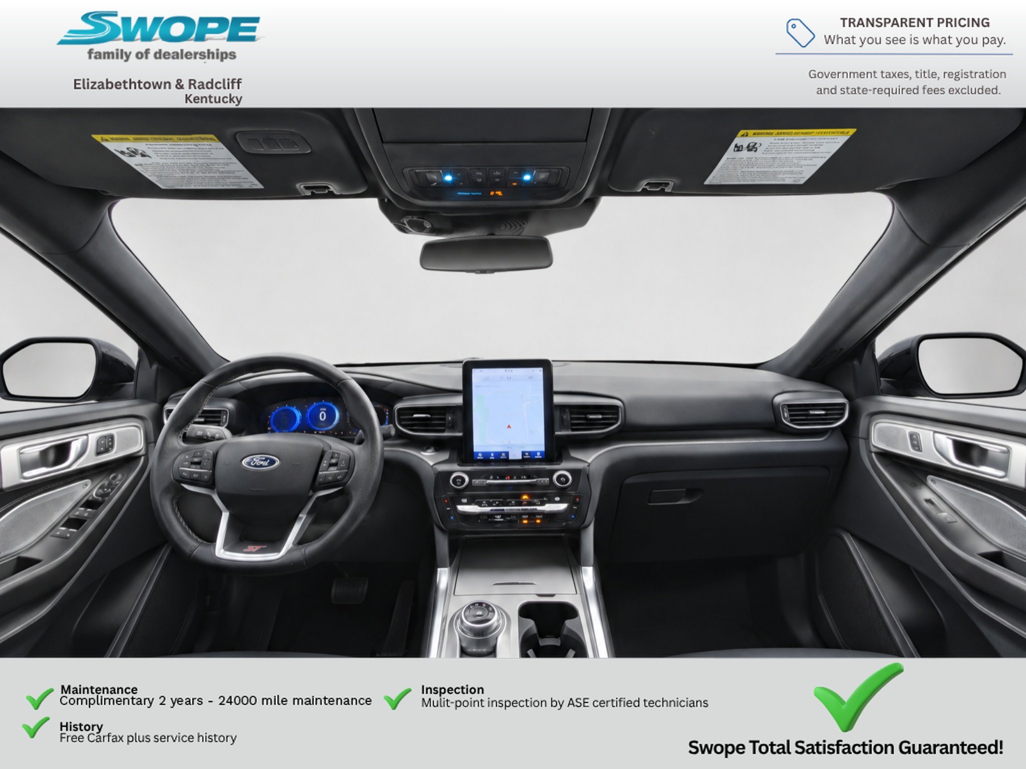 Used 2020 Agate Black Metallic Ford ST image 10