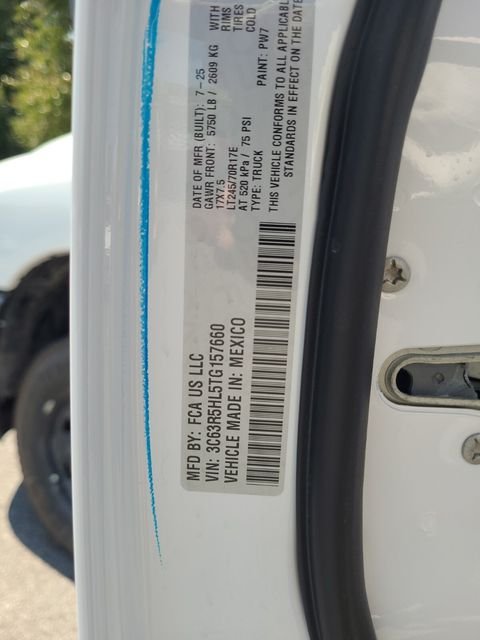 New 2026 Bright White Clear-Coat Exterior Paint RAM Tradesman image 26