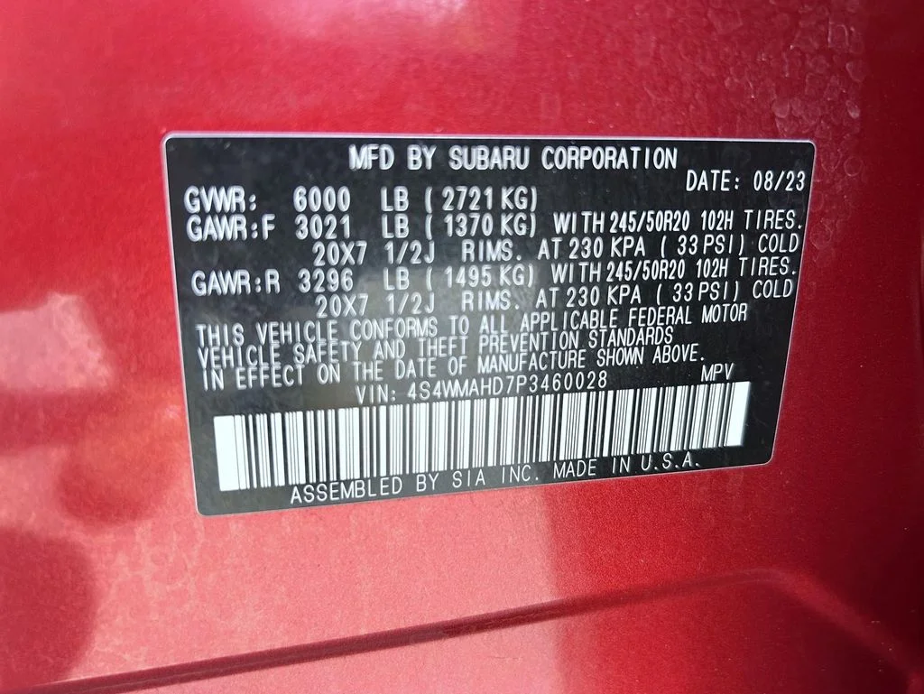 Used 2023 Red Subaru Onyx Edition image 28