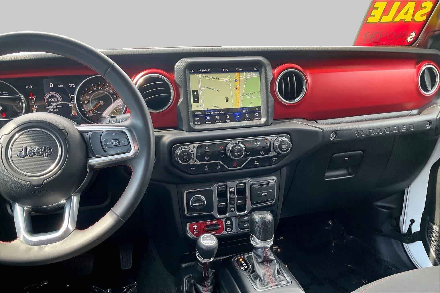 Used 2023 Bright White Clearcoat Jeep Rubicon image 7