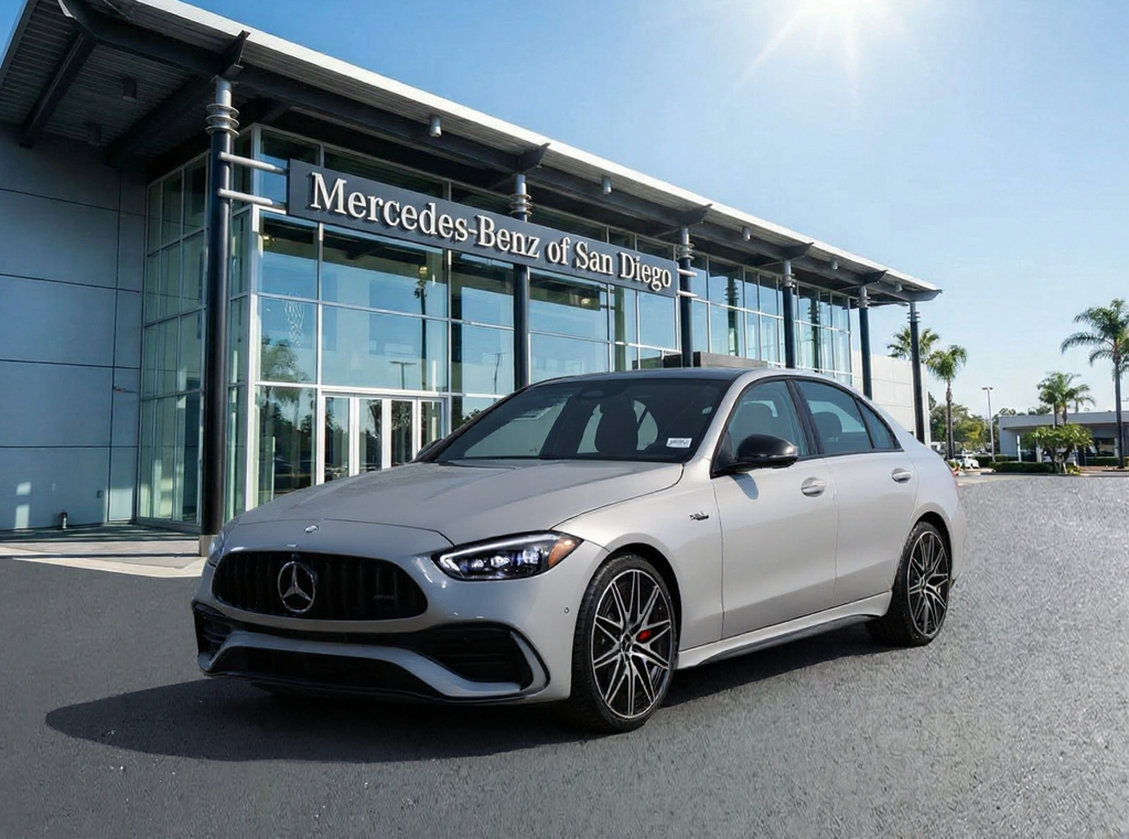 New 2026 MANUFAKTUR Alpine Grey Mercedes-Benz AMG® C 43 4MATIC® Sedan image 1