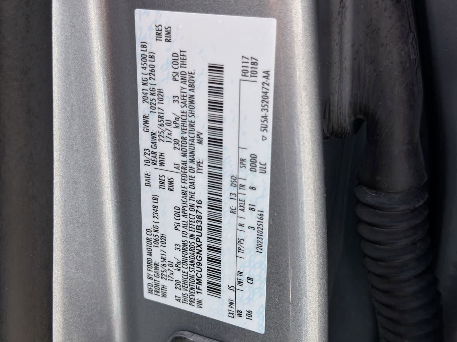 Used 2023 Iconic Silver Metallic Ford Active image 36