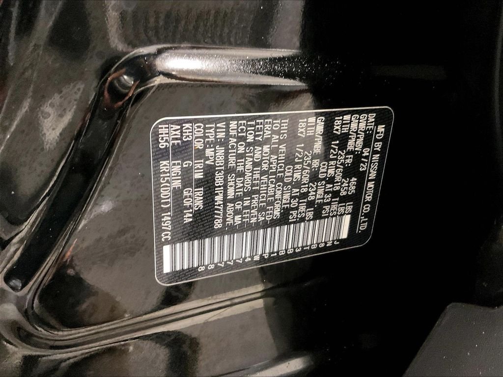Certified Used 2023 Black Nissan SV image 35