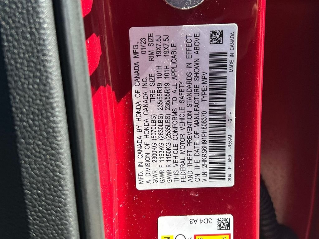 Used 2023 Red Honda Sport Touring image 10