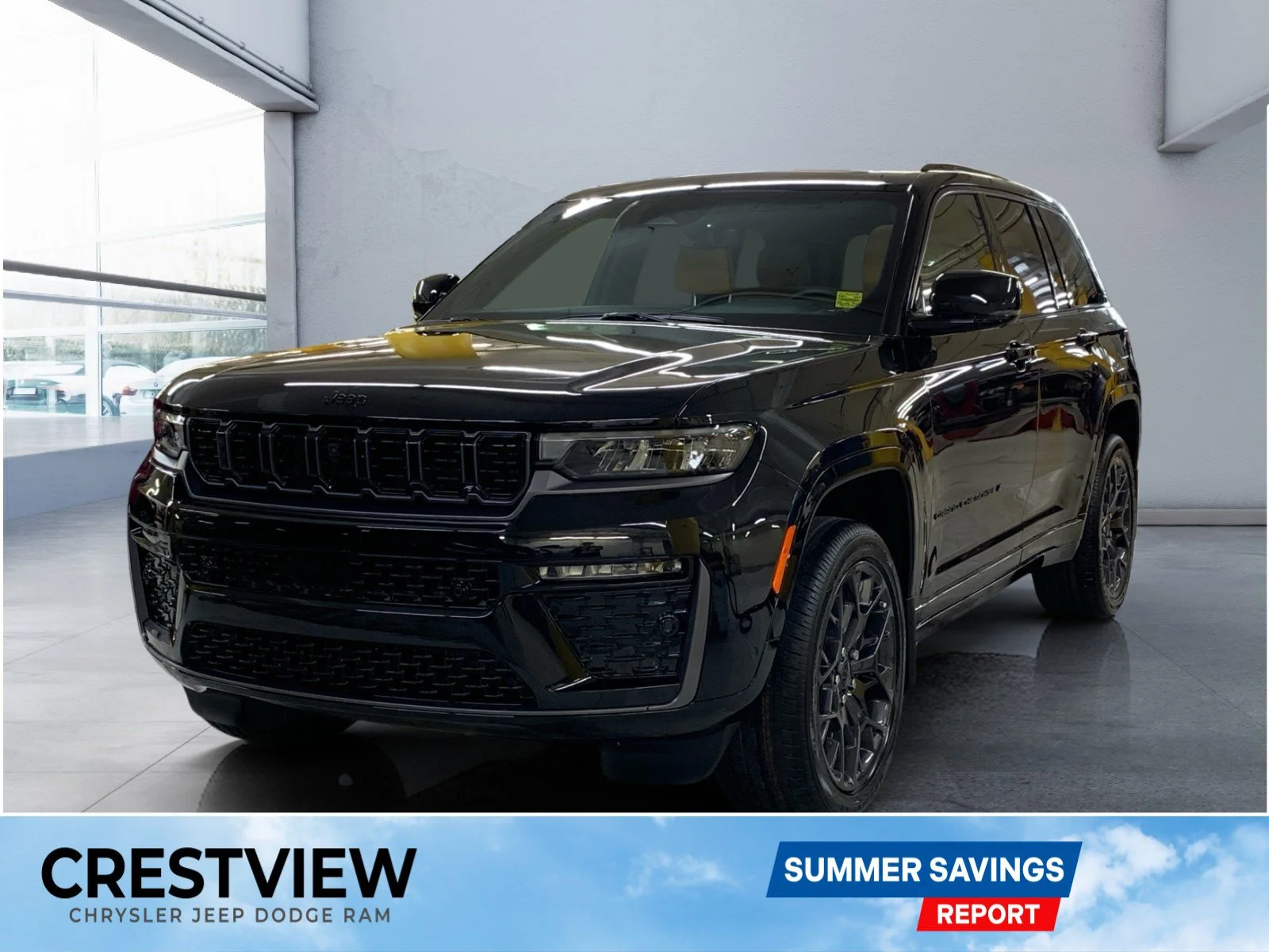 New 2026 Diamond Black Crystal Pearl Jeep Summit image 1