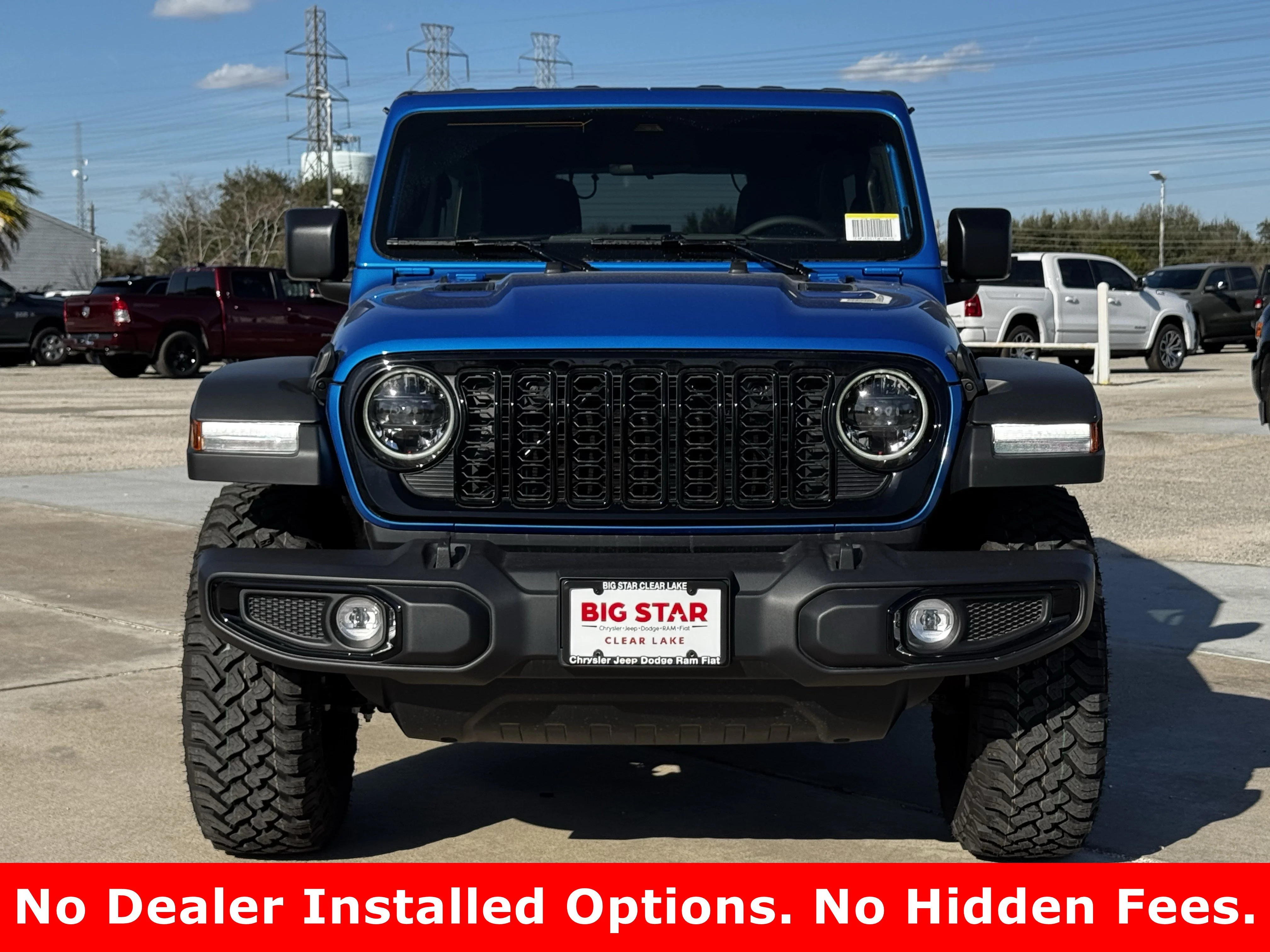 New 2026 Hydro Blue Pearlcoat Jeep Willys image 4