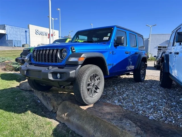 New 2026 Hydro Blue Pearl-Coat Exterior Paint Jeep Sport S image 1