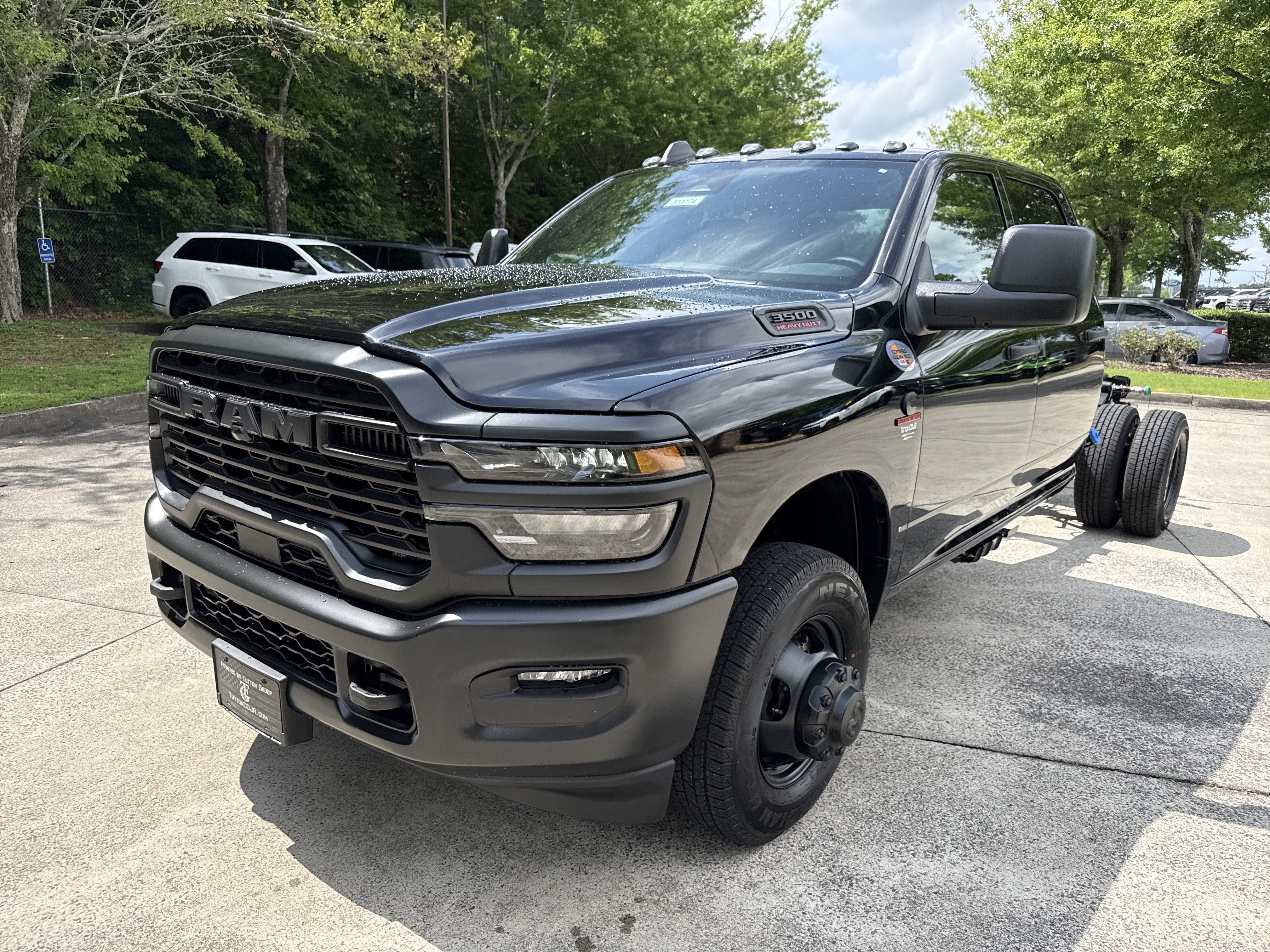 New 2026 Diamond Black Crystal Pearlcoat RAM Tradesman image 3