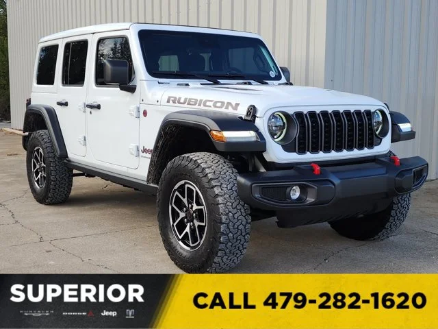 Used 2024 White Jeep Rubicon image 1