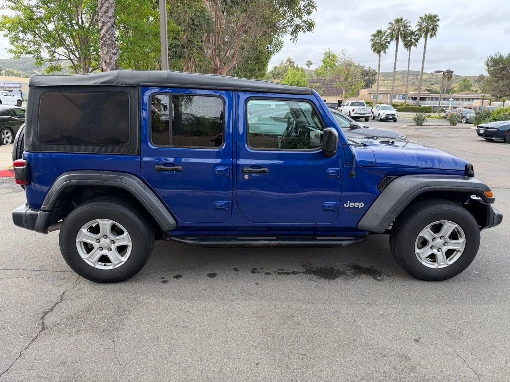 Used 2020 Blue Jeep Unlimited Sport S image 16