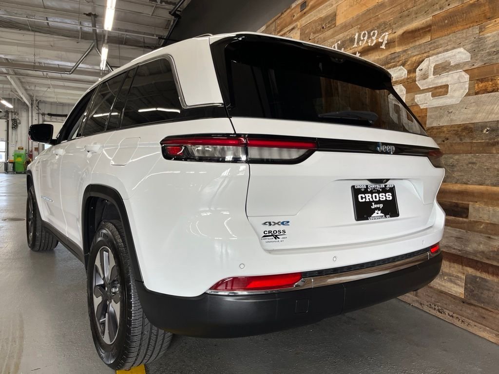 Used 2022 Bright White Clearcoat Jeep 4xe image 18