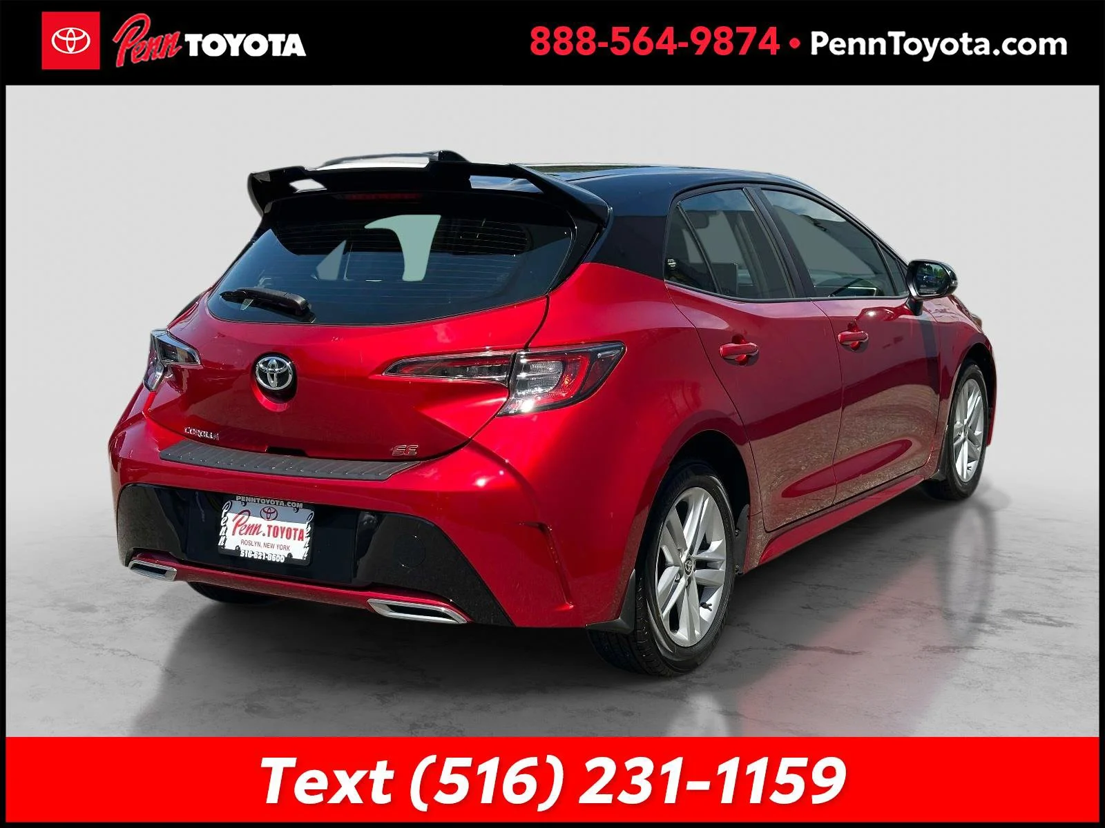 Used 2022 FINISH LINE RED Toyota SE image 4
