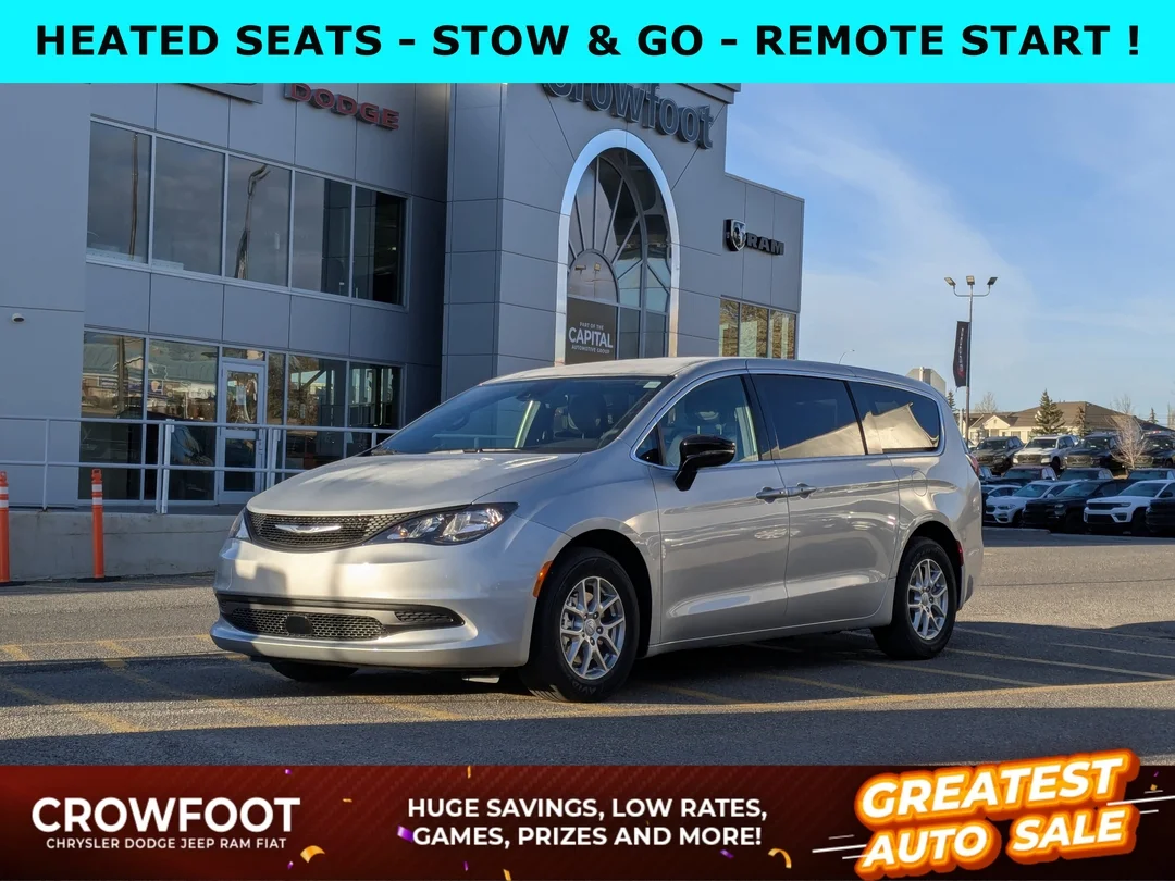 New 2026 Silver Chrysler SXT - - FWD - Power Liftgate - Power Sliding Doors - Leather & More! image 1