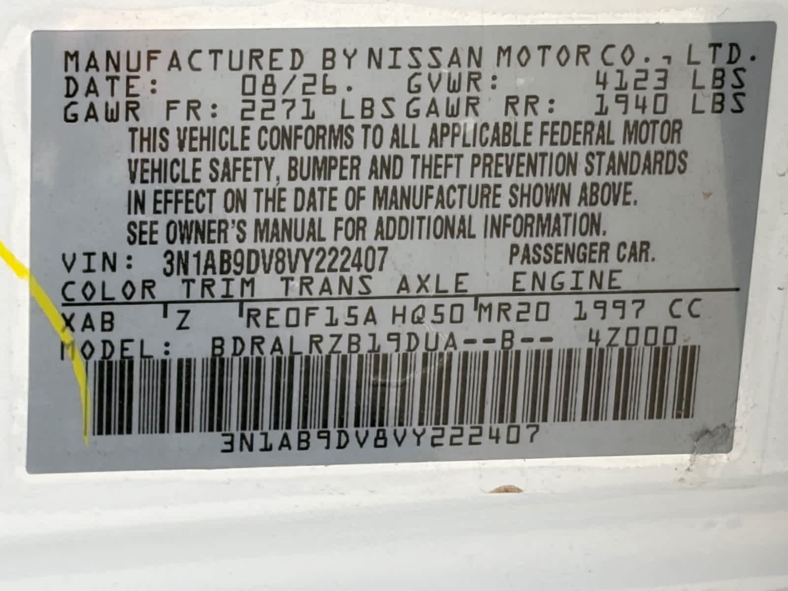 New 2027 Aspen White Tricoat/Super Black Nissan SR image 35