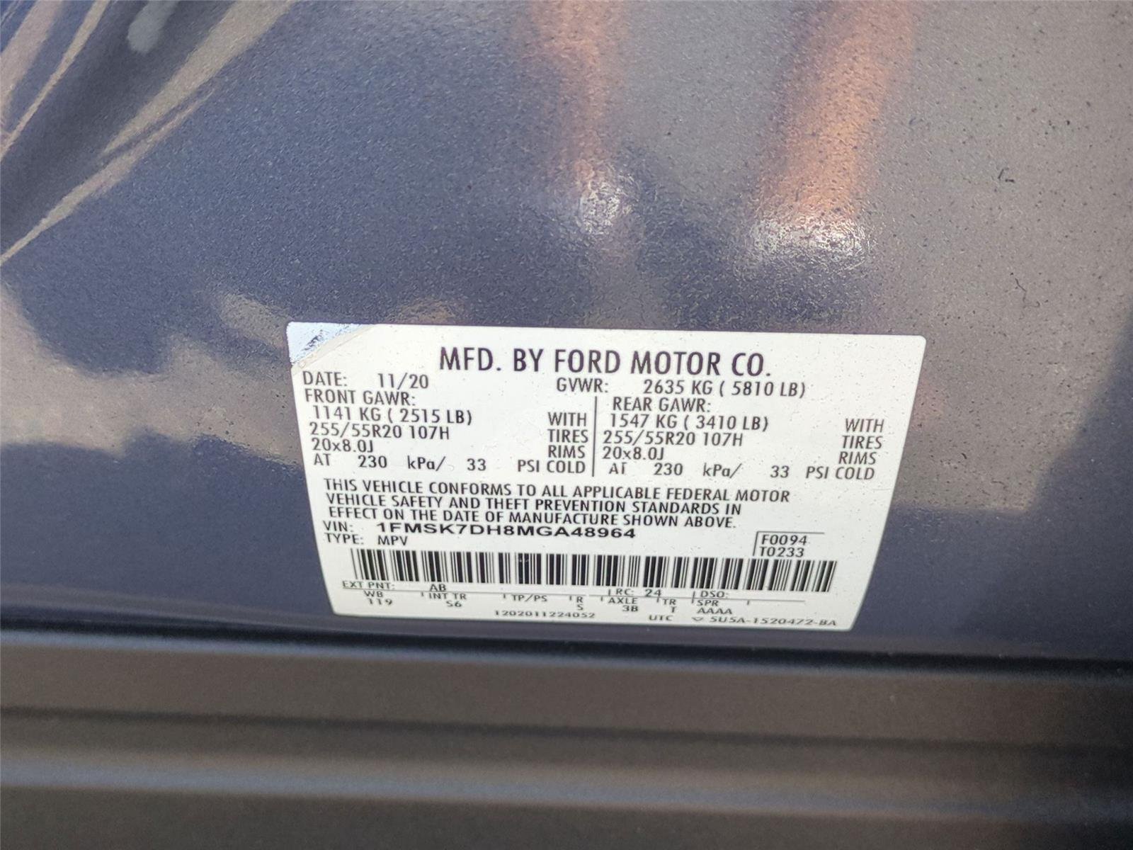 Used 2021 Infinite Blue Metallic Tinted Clearcoat Ford XLT image 54
