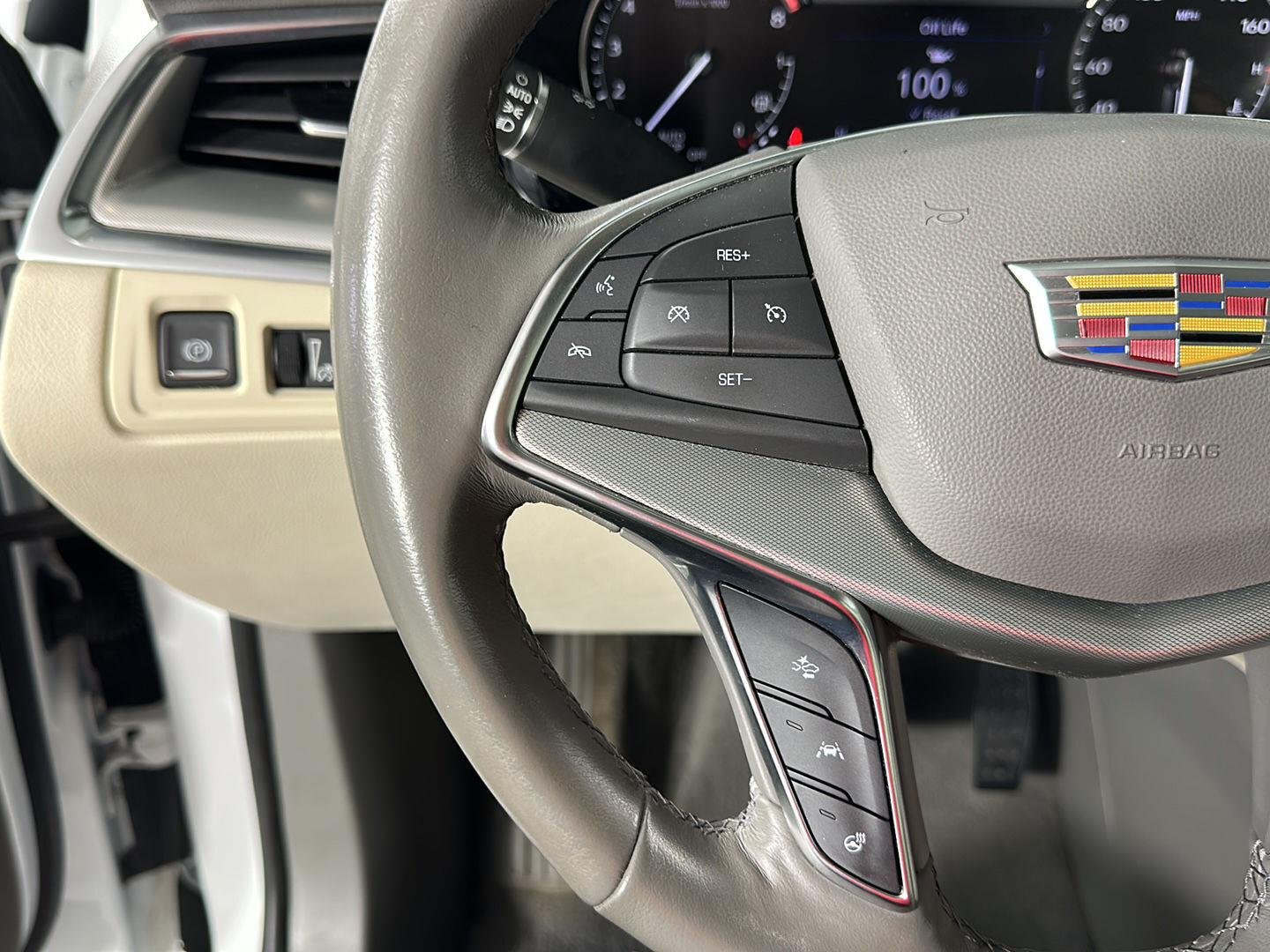 Used 2023 Crystal White Tricoat Cadillac AWD Premium Luxury image 17
