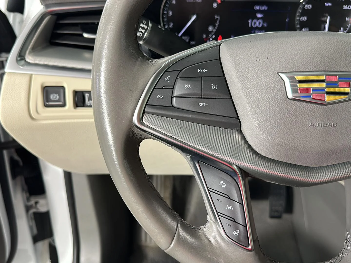 Used 2023 Crystal White Tricoat Cadillac AWD Premium Luxury image 17