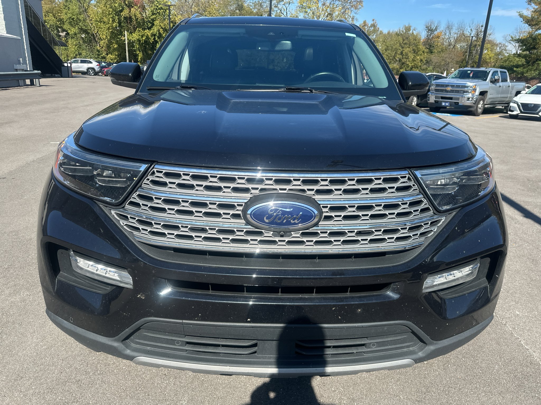 Used 2021 Agate Black Metallic Ford Limited image 2