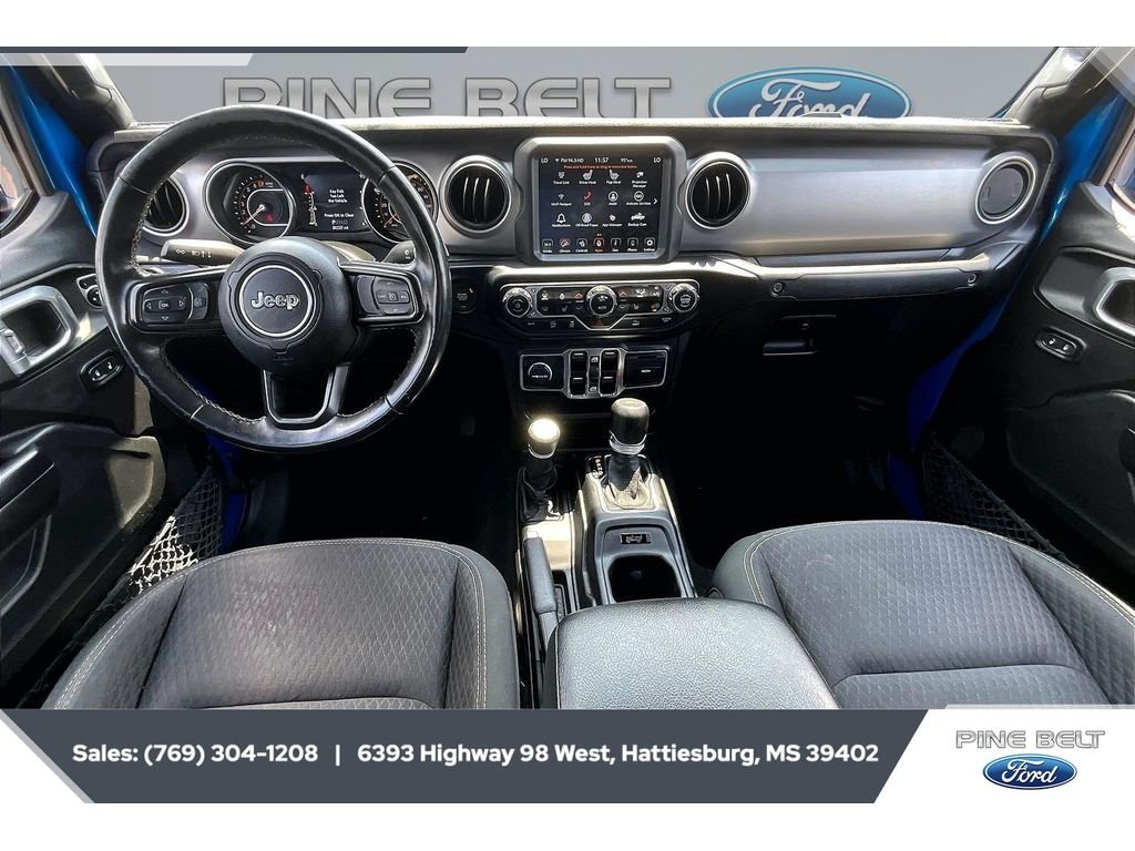 Used 2021 Hydro Blue Pearlcoat Jeep 80th Anniversary image 14
