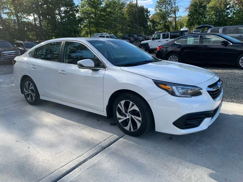 Used 2021 White Subaru Premium Sedan 4D image 15