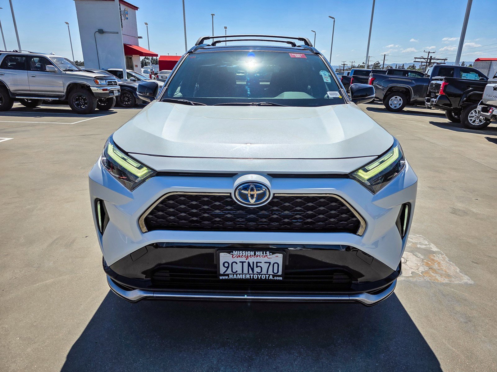Used 2022 Toyota RAV4 XSE with VIN JTMEB3FVXND100496 for sale in Los Angeles, CA