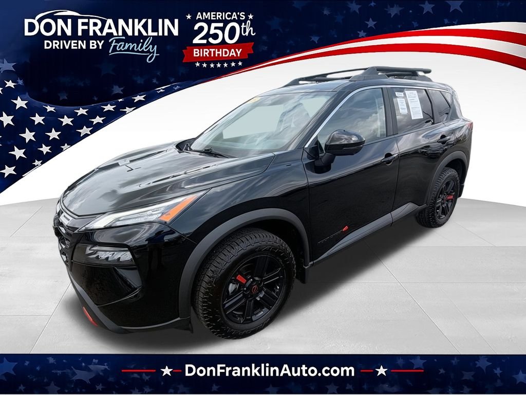 Certified Used 2025 Black Nissan Rock Creek image 1