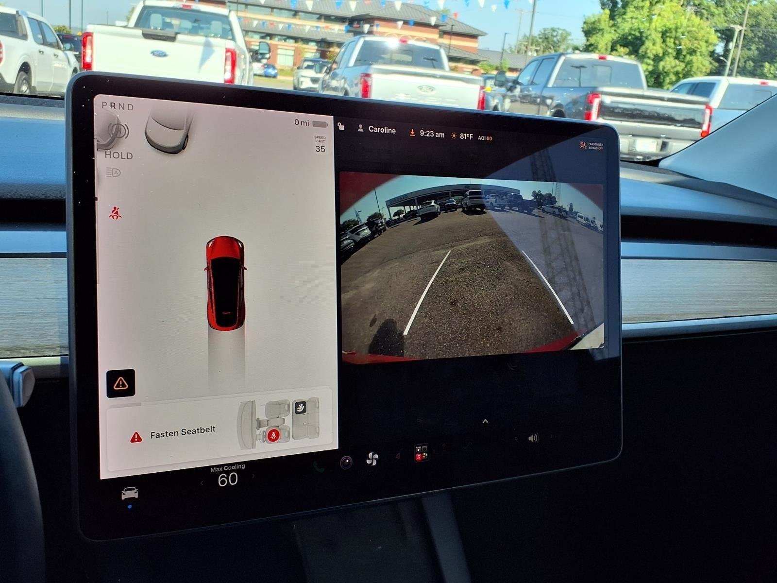Used 2021 Red Multi-Coat Tesla Long Range image 4