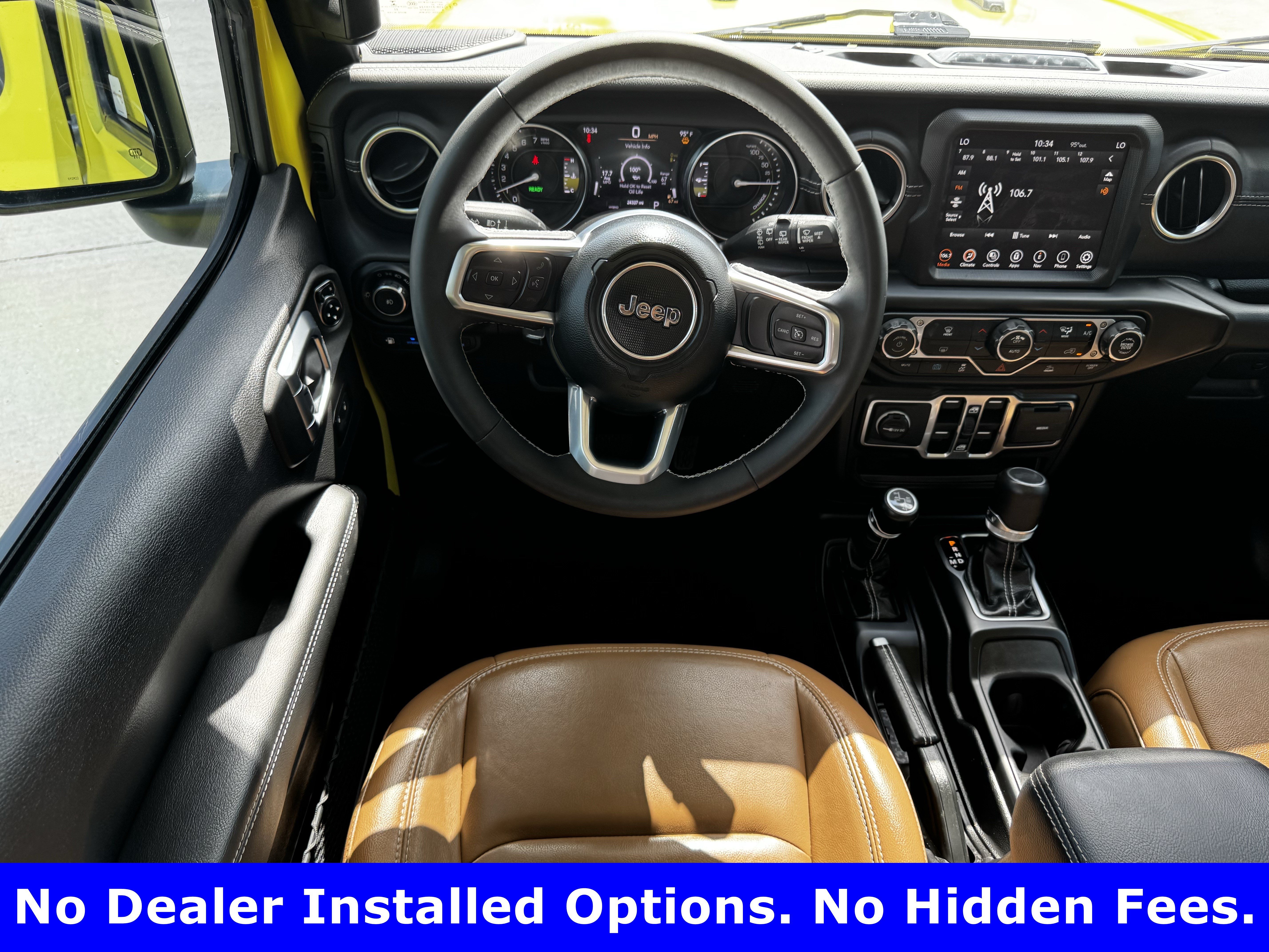 Used 2023 High Velocity Clearcoat Jeep Sahara image 13