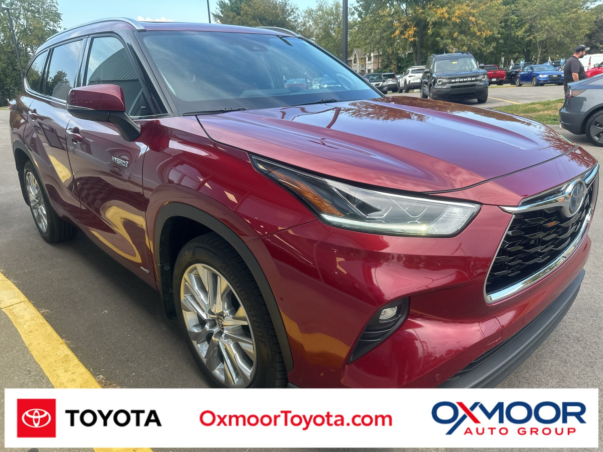 Used 2020 Ruby Flare Pearl Toyota Hybrid Limited image 1